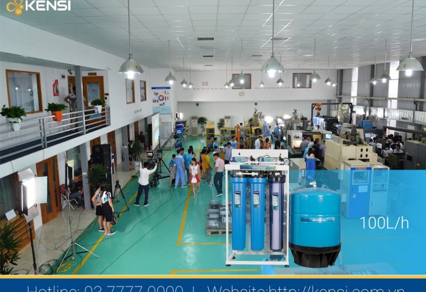 Hệ thống máy lọc nước 100 L/h cho nhà xưởng